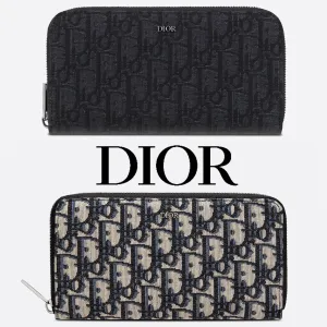 【2026】DIOR*オブリークジャガード ロングウォレット*モノグラム財布 19 x 11 cm