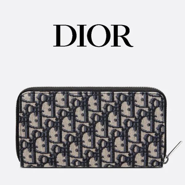 【2026】DIOR*オブリークジャガード ロングウォレット*モノグラム財布 19 x 11 cm 【2026】DIOR*オブリークジャガード ロングウォレット*モノグラム財布 19 x 11 cm