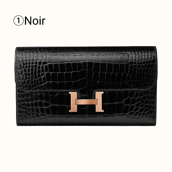 【2026】【HERMES】Constance long wallet アリゲーター ノワー 【2026】【HERMES】Constance long wallet アリゲーター ノワー