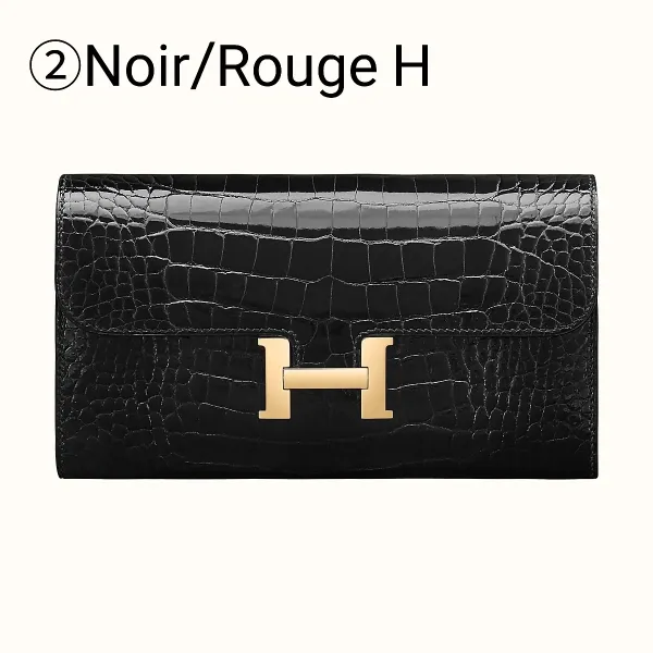 【2026】【HERMES】Constance long wallet アリゲーター ノワー 【2026】【HERMES】Constance long wallet アリゲーター ノワー