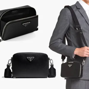 【2026】PRADA プラダ ブリック サフィアーノレザー バッグ 19*12.5*5.5cm 【2026】PRADA プラダ ブリック サフィアーノレザー バッグ 19*12.5*5.5cm