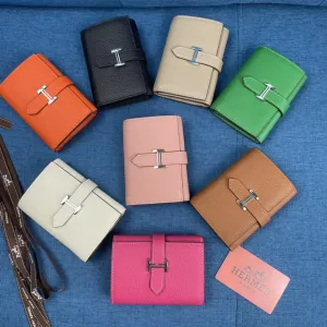 【2026】HERMÈS 三つ折り財布 8カラー 10X12CM