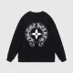【2026】【CHROME HEARTS 公式旗艦店】クロムハーツ  丸首の衛衣 スウェット ご好評に付き再入荷  241025