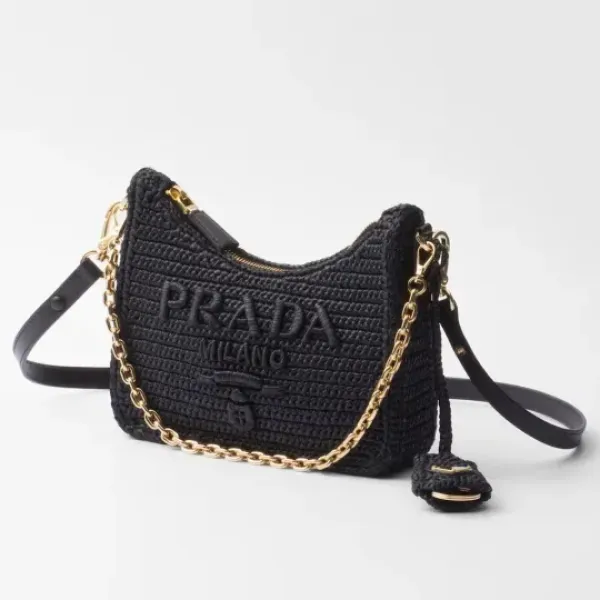 【2026】【大人気】PRADA プラダ◆Re-edition ミニバッグ チェーン ストラップ付 22*18*6CM 240920 【2026】【大人気】PRADA プラダ◆Re-edition ミニバッグ チェーン ストラップ付 22*18*6CM 240920
