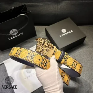 【2026】【VERSACE】(ヴェルサーチ) 4cmベルト メンズ 240912 【2026】【VERSACE】(ヴェルサーチ) 4cmベルト メンズ 240912