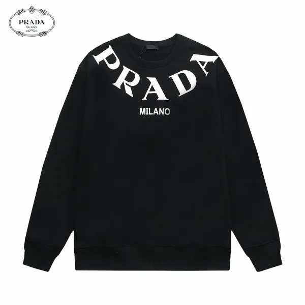 【2026】【PRADA 公式旗艦店】プラダ  丸首の衛衣 スウェットご好評に付き再入荷 240828