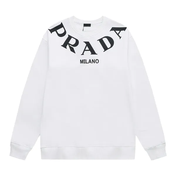 【2026】【PRADA 公式旗艦店】プラダ  丸首の衛衣 スウェットご好評に付き再入荷 240828