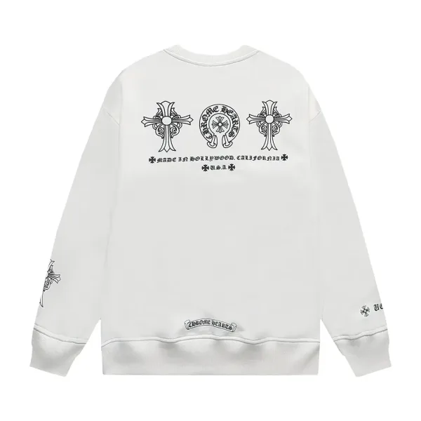 【2026】【CHROME HEARTS 公式旗艦店】クロムハーツ 丸首の衛衣 スウェット ご好評に付き再入荷240829 【2026】【CHROME HEARTS 公式旗艦店】クロムハーツ 丸首の衛衣 スウェット ご好評に付き再入荷240829
