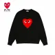 【2026】【COMME DES GARCONS PLAY公式旗艦店】コム デ ギャルソン プレイ丸首の衛衣 スウェット ご好評に付き再入荷 240816 【2026】【COMME DES GARCONS PLAY公式旗艦店】コム デ ギャルソン プレイ丸首の衛衣 スウェット ご好評に付き再入荷 240816