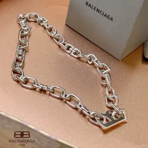 【2026】【BALENCIAGA】ネックレス、新しいネックレス万能シンプルファッションオーナメント  240814