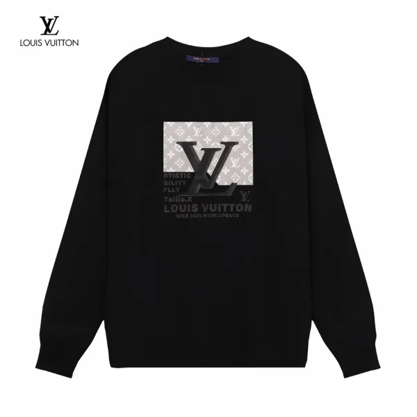 【2026】LV【LOUIS VUITTON  公式旗艦店】ルイヴィトン 丸首の衛衣 スウェット ご好評に付き再入荷 240811