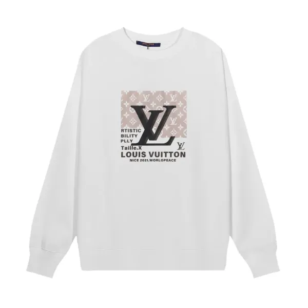 【2026】LV【LOUIS VUITTON  公式旗艦店】ルイヴィトン 丸首の衛衣 スウェット ご好評に付き再入荷 240811