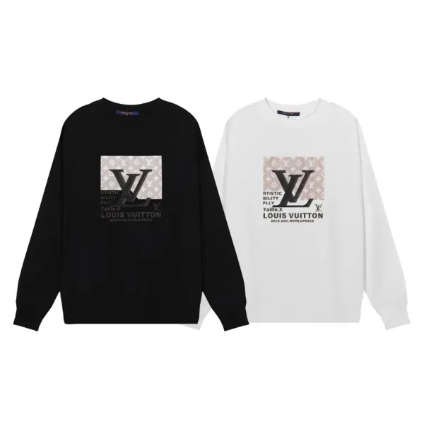 【2026】LV【LOUIS VUITTON  公式旗艦店】ルイヴィトン 丸首の衛衣 スウェット ご好評に付き再入荷 240811