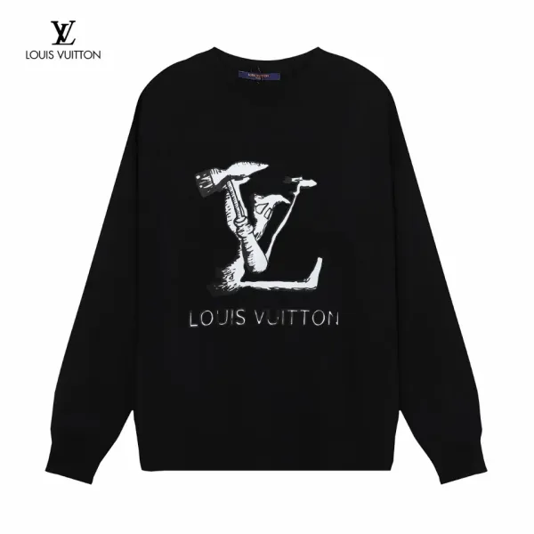 【2026】【LOUIS VUITTON  公式旗艦店】ルイヴィトン 丸首の衛衣 スウェット ご好評に付き再入荷 240811