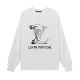 【2026】【LOUIS VUITTON  公式旗艦店】ルイヴィトン 丸首の衛衣 スウェット ご好評に付き再入荷 240811