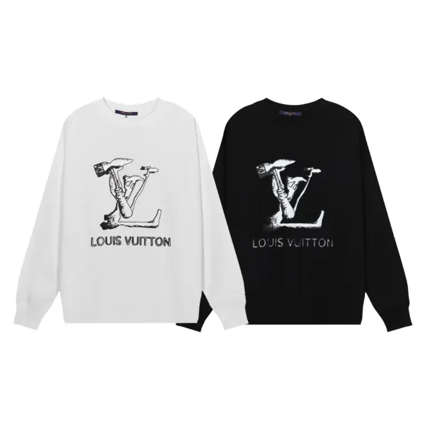 【2026】【LOUIS VUITTON  公式旗艦店】ルイヴィトン 丸首の衛衣 スウェット ご好評に付き再入荷 240811