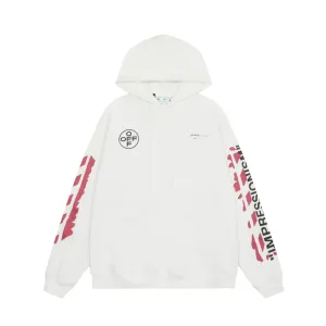 【2026】【OFF-WHITE  公式旗艦店】オフホワイトパーカースウェットご好評に付き再入荷 240806