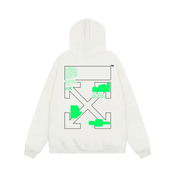 【2026】【OFF-WHITE  公式旗艦店】オフホワイトパーカースウェットご好評に付き再入荷 240806