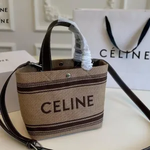 【2026】【CELINE 公式旗艦店】セリーヌ ハンドバッグ 当日出荷 好評に付き再入荷！20*17CM  1240723