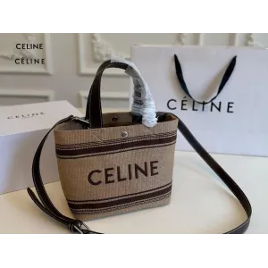 【2026】【CELINE 公式旗艦店】セリーヌ ハンドバッグ 当日出荷 好評に付き再入荷！20*17CM  1240723
