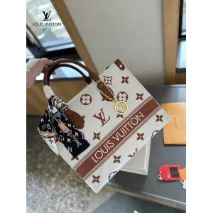 【2026】LV【LOUIS VUITTON 公式旗艦店】ルイヴィトン  ハンドバッグ 当日出荷 好評に付き再入荷！35CM  1240722