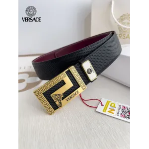 【2026】【VERSACE】(ヴェルサーチ) 3.8cmベルト メンズ 24706