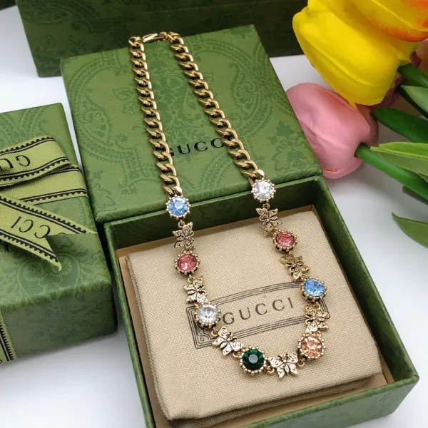 【2026】【GUCCI】ネックレス、新しいネックレス万能シンプルファッションオーナメント 2474