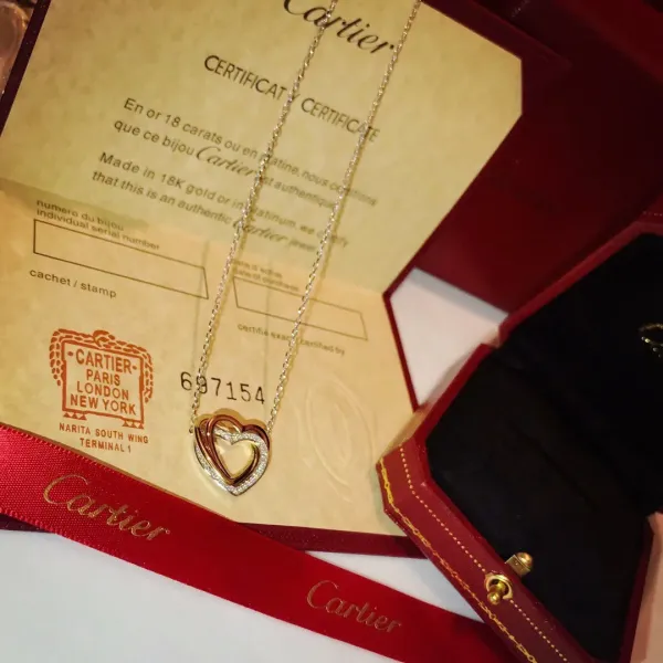 【2026】【CARTIER】ネックレス、新しいネックレス万能シンプルファッションオーナメント 24614