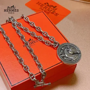 【2026】【HERMES】ネックレス、新しいネックレス万能シンプルファッションオーナメント 【2026】【HERMES】ネックレス、新しいネックレス万能シンプルファッションオーナメント