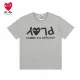 【2026】CDGP 【COMME DES GARCONS PLAY 公式旗艦店】 コム デ ギャルソン プレイ   Tシャツご好評に付き再入荷！