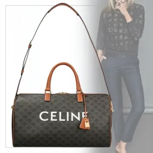 【2026】《大人かわいい》【CELINE】セリーヌ トリオンフミディアムトラベルバッグ 45*30*21cm 【2026】《大人かわいい》【CELINE】セリーヌ トリオンフミディアムトラベルバッグ 45*30*21cm