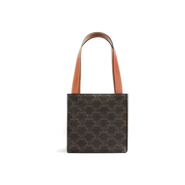 【2026】【CELINE】セリーヌ Triomphe 凱旋門 カーフレザー立体ハンドショルダーバッグ 15*15*14.5 CM