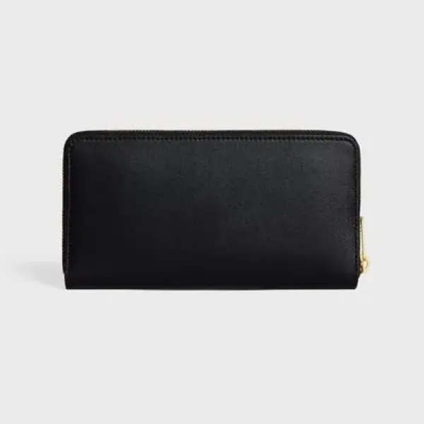 【2026】★国内即発直営★ CELINE セリーヌ トリオンフ ジップウォレット 長財布 19 X 10 X 1 CM