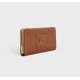 【2026】★国内即発直営★ CELINE セリーヌ トリオンフ ジップウォレット 長財布 19 X 10 X 1 CM