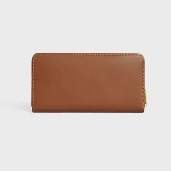 【2026】★国内即発直営★ CELINE セリーヌ トリオンフ ジップウォレット 長財布 19 X 10 X 1 CM