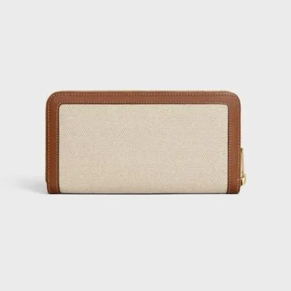 【2026】★国内即発直営★ CELINE セリーヌ トリオンフ ジップウォレット 長財布 19 X 10 X 1 CM