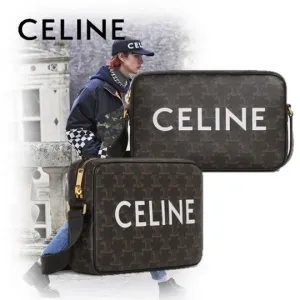 【2026】国内即発 人気 CELINE セリーヌ トリオンフミディアム ショルダーバッグ 23 *15 *5 CM