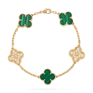 【2026】【Vancleef & Arpels】 ヴィンテージ アルハンブラ ブレスレット、5モチーフ 【2026】【Vancleef & Arpels】 ヴィンテージ アルハンブラ ブレスレット、5モチーフ