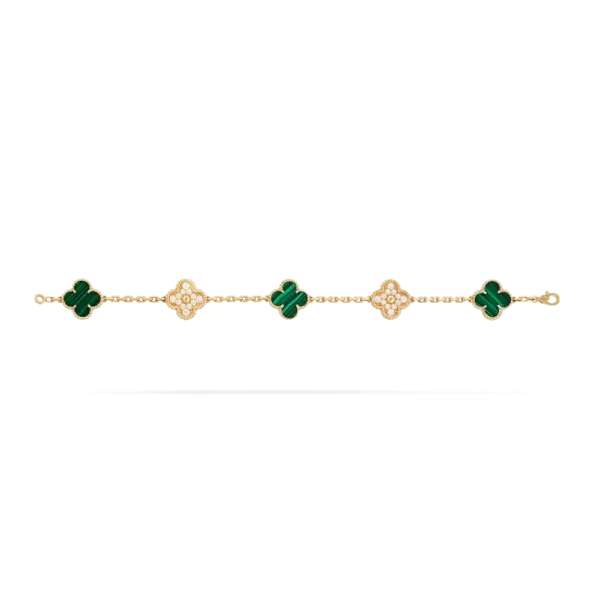 【2026】【Vancleef & Arpels】 ヴィンテージ アルハンブラ ブレスレット、5モチーフ