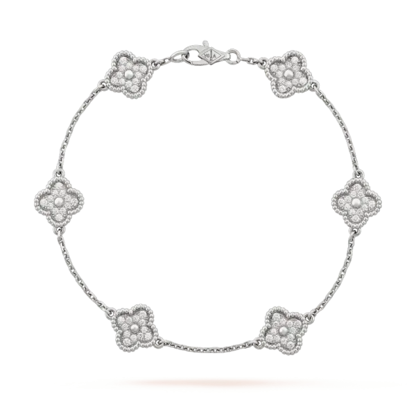 【2026】【Vancleef & Arpels】 スウィート アルハンブラ ブレスレット、6モチーフ 【2026】【Vancleef & Arpels】 スウィート アルハンブラ ブレスレット、6モチーフ