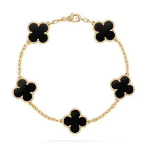 【2026】【Vancleef & Arpels】 ヴィンテージ アルハンブラ ブレスレット、5モチーフ 【2026】【Vancleef & Arpels】 ヴィンテージ アルハンブラ ブレスレット、5モチーフ