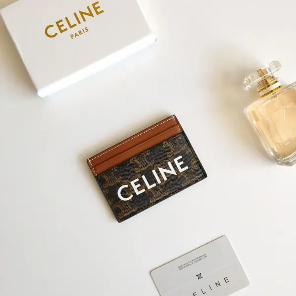 【2026】CELINE セリーヌ プリントロゴ入りパスケース-BUYMA