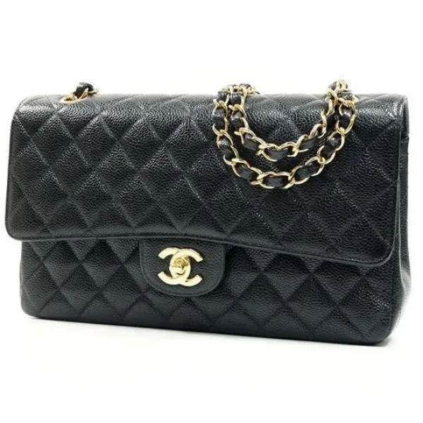 【2026】【CHANEL】シャネル マトラッセ25Wフラップチェーンショルダーバッグ A01112 キャビアスキン 24 cm × 16 cm × 7 cm 【2026】【CHANEL】シャネル マトラッセ25Wフラップチェーンショルダーバッグ A01112 キャビアスキン 24 cm × 16 cm × 7 cm
