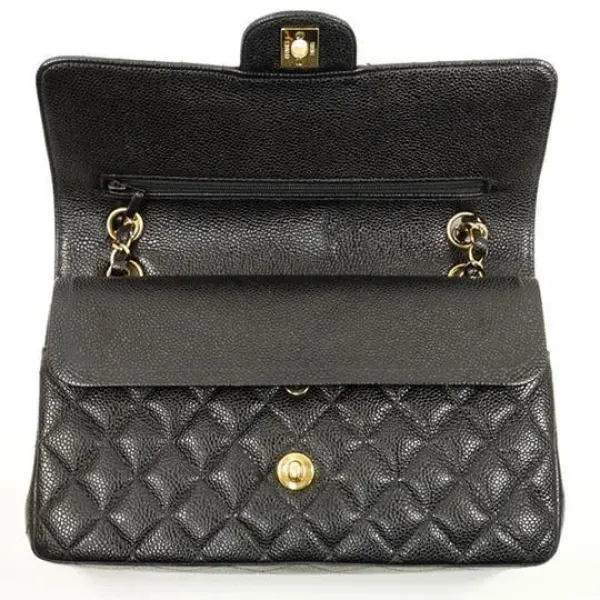 【2026】【CHANEL】シャネル マトラッセ25Wフラップチェーンショルダーバッグ A01112 キャビアスキン 24 cm × 16 cm × 7 cm 【2026】【CHANEL】シャネル マトラッセ25Wフラップチェーンショルダーバッグ A01112 キャビアスキン 24 cm × 16 cm × 7 cm