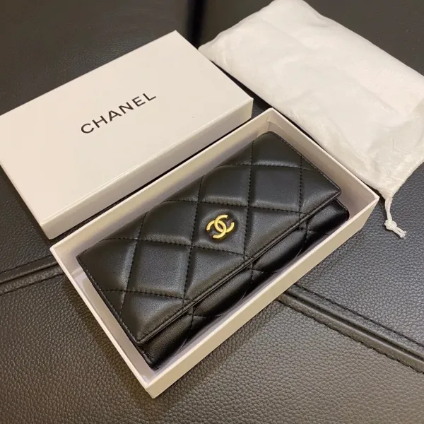【2026】【CHANEL】 シャネル【長財布】ロングフラップウォレット 19x10cm