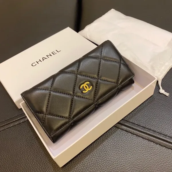 【2026】【CHANEL】 シャネル【長財布】ロングフラップウォレット 19x10cm