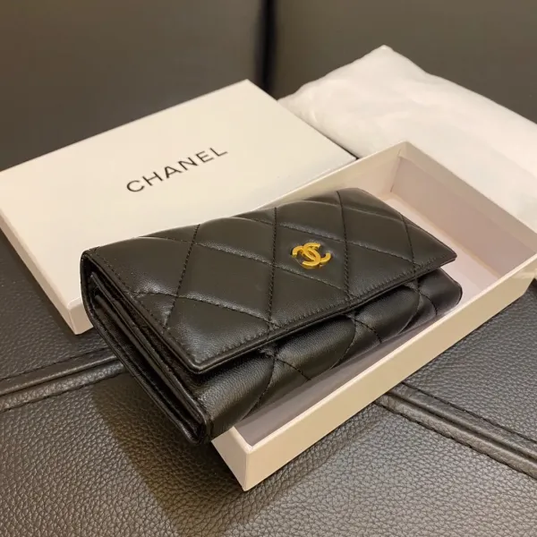 【2026】【CHANEL】 シャネル【長財布】ロングフラップウォレット 19x10cm