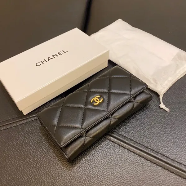 【2026】【CHANEL】 シャネル【長財布】ロングフラップウォレット 19x10cm