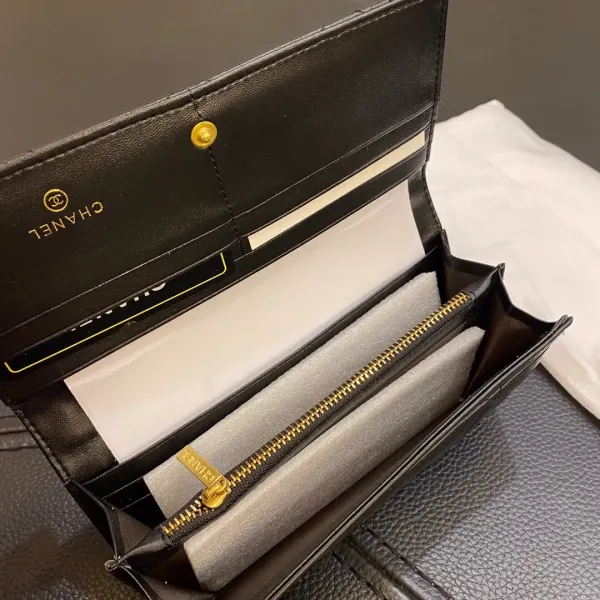 【2026】【CHANEL】 シャネル【長財布】ロングフラップウォレット 19x10cm