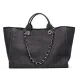 【2026】Chanel Deauville Large Tote チェーン付 デニム トートバッグ 【2026】Chanel Deauville Large Tote チェーン付 デニム トートバッグ